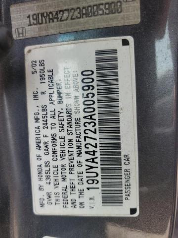 Photo 11 VIN: 19UYA42723A005900 - ACURA CL 