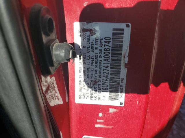 Photo 11 VIN: 19UYA42741A006740 - ACURA CL 