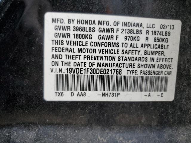 Photo 11 VIN: 19VDE1F30DE021768 - ACURA ILX 