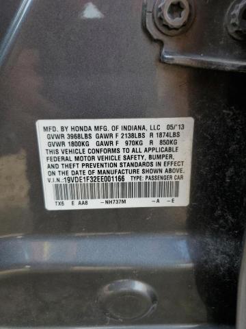 Photo 11 VIN: 19VDE1F32EE001166 - ACURA ILX 20 