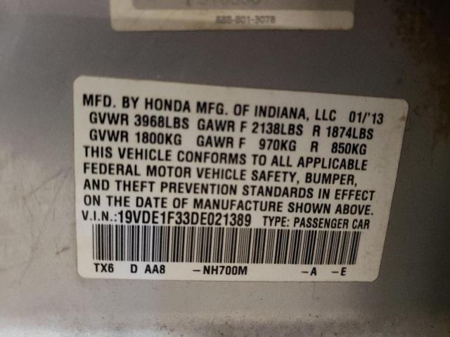 Photo 11 VIN: 19VDE1F33DE021389 - ACURA ILX 