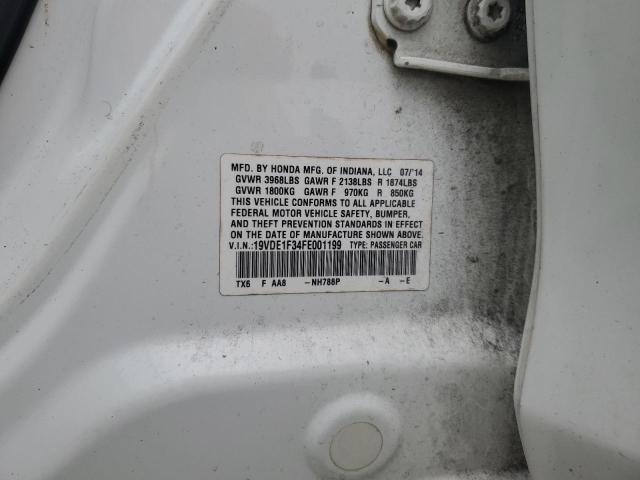 Photo 12 VIN: 19VDE1F34FE001199 - ACURA ILX 20 