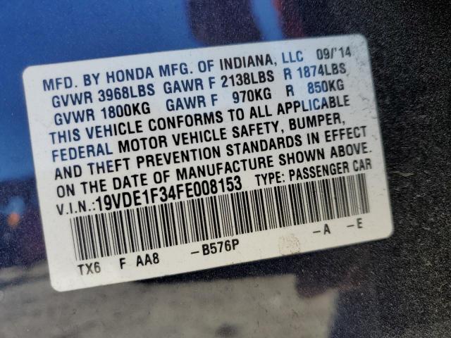 Photo 11 VIN: 19VDE1F34FE008153 - ACURA ILX 20 