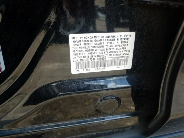 Photo 9 VIN: 19VDE1F34FE009030 - ACURA ILX 20 