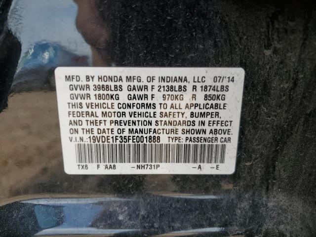 Photo 11 VIN: 19VDE1F35FE001888 - ACURA ILX 20 