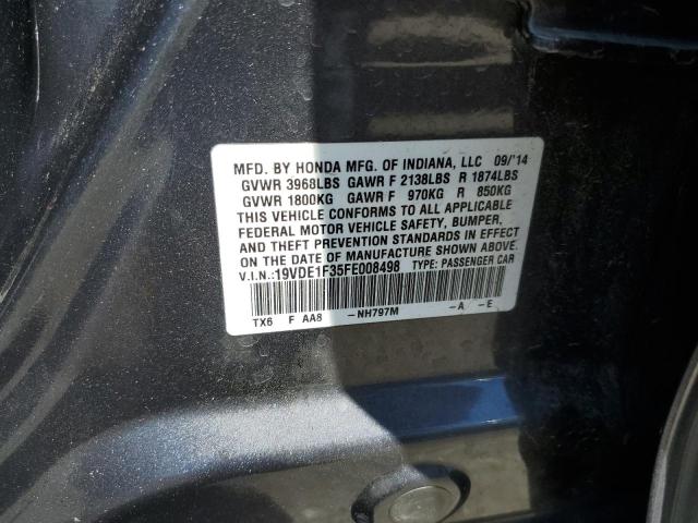 Photo 11 VIN: 19VDE1F35FE008498 - ACURA ILX 