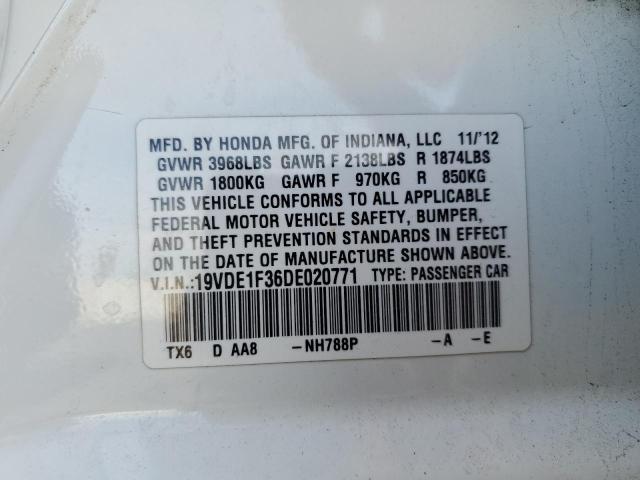 Photo 11 VIN: 19VDE1F36DE020771 - ACURA ILX 