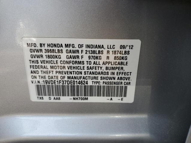 Photo 12 VIN: 19VDE1F37DE014624 - ACURA ILX 20 