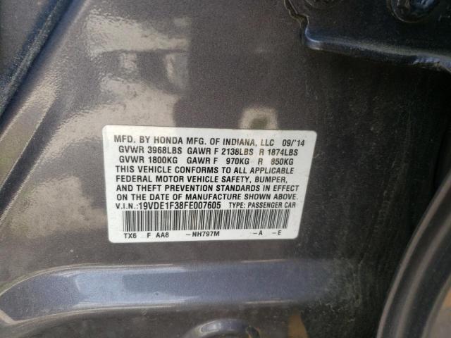 Photo 9 VIN: 19VDE1F38FE007605 - ACURA ILX 20 