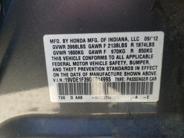 Photo 9 VIN: 19VDE1F39DE014995 - ACURA ILX 20 