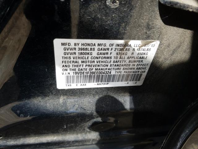 Photo 9 VIN: 19VDE1F39EE004324 - ACURA ILX 20 