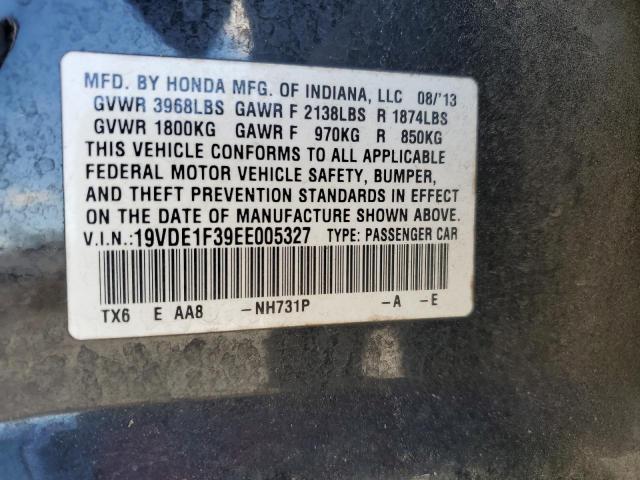 Photo 11 VIN: 19VDE1F39EE005327 - ACURA ILX 20 