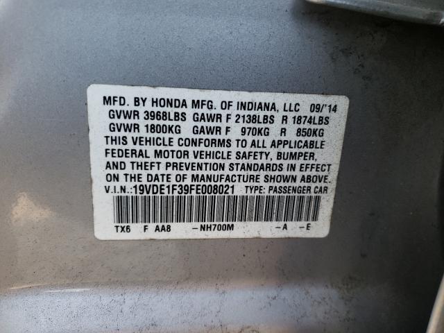 Photo 9 VIN: 19VDE1F39FE008021 - ACURA ILX 20 