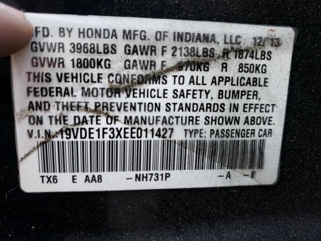 Photo 11 VIN: 19VDE1F3XEE011427 - ACURA ILX 20 