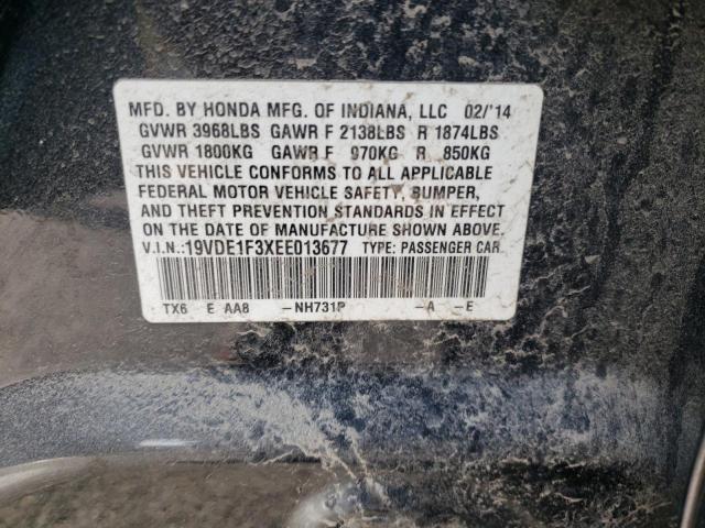 Photo 9 VIN: 19VDE1F3XEE013677 - ACURA ILX 20 