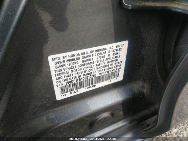 Photo 8 VIN: 19VDE1F51DE010263 - ACURA ILX 