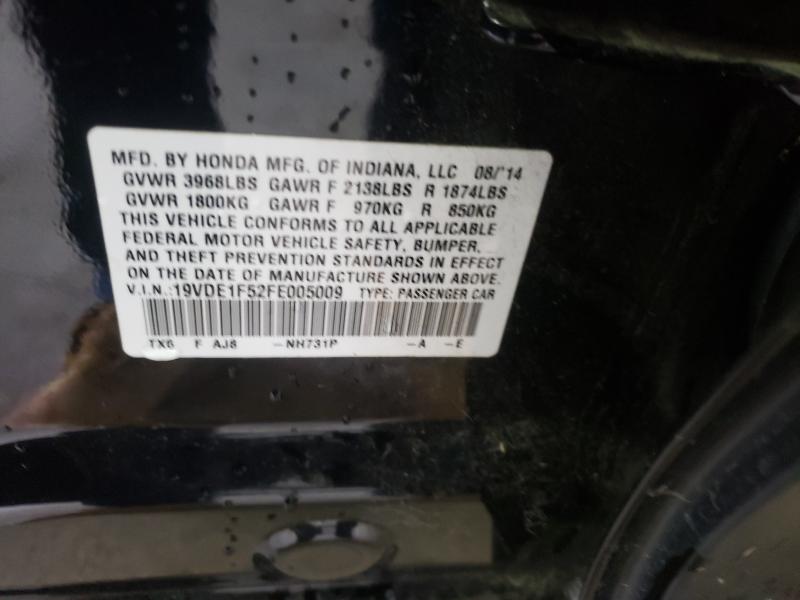 Photo 9 VIN: 19VDE1F52FE005009 - ACURA ILX 20 PRE 