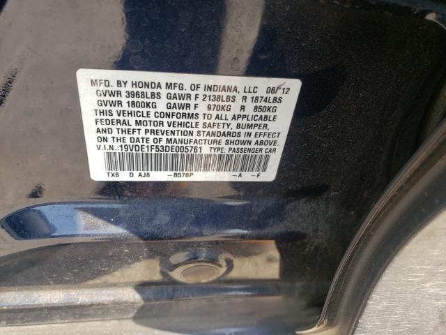 Photo 9 VIN: 19VDE1F53DE005761 - ACURA ILX 20 PRE 