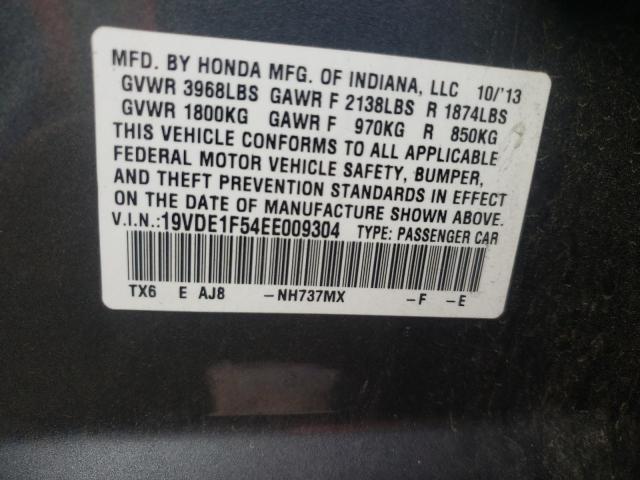 Photo 9 VIN: 19VDE1F54EE009304 - ACURA ILX 20 PRE 