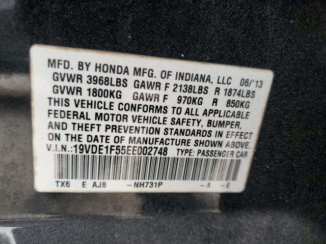 Photo 12 VIN: 19VDE1F55EE002748 - ACURA ILX 20 PRE 