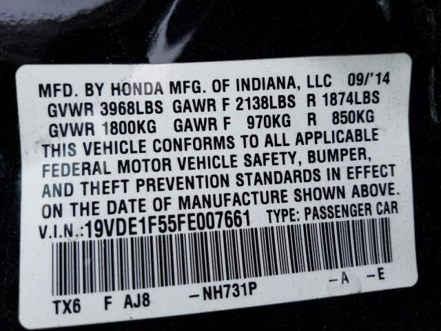 Photo 9 VIN: 19VDE1F55FE007661 - ACURA ILX 20 PRE 