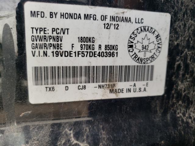 Photo 9 VIN: 19VDE1F57DE403961 - ACURA ILX 20 PRE 