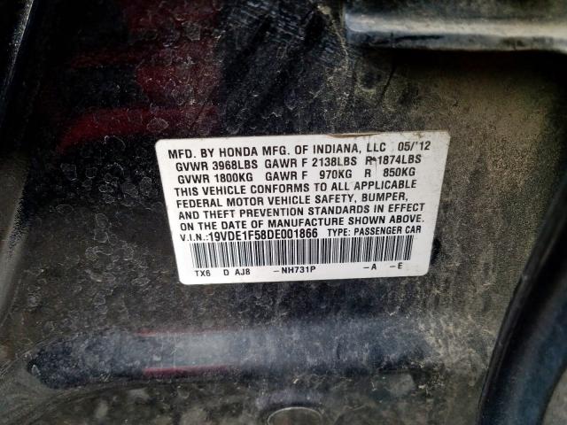 Photo 9 VIN: 19VDE1F58DE001866 - ACURA ILX 20 PRE 