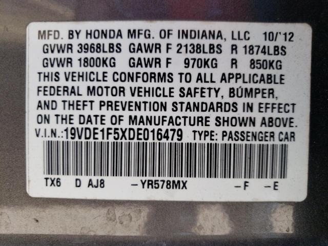 Photo 11 VIN: 19VDE1F5XDE016479 - ACURA ILX 20 PRE 