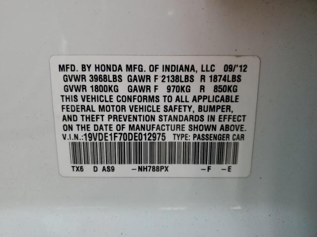 Photo 12 VIN: 19VDE1F70DE012975 - ACURA ILX 