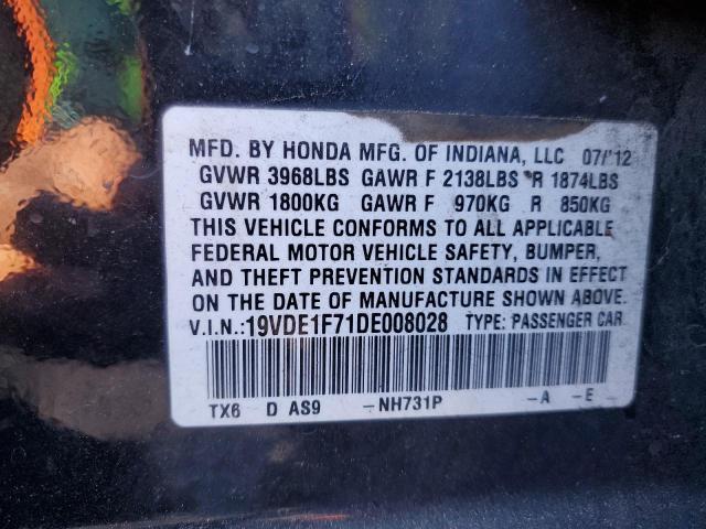 Photo 11 VIN: 19VDE1F71DE008028 - ACURA ILX 20 TEC 