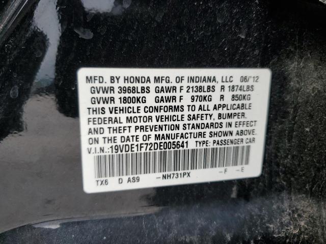 Photo 12 VIN: 19VDE1F72DE005641 - ACURA ILX 