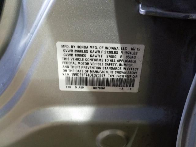 Photo 9 VIN: 19VDE1F74DE020397 - ACURA ILX 20 TEC 