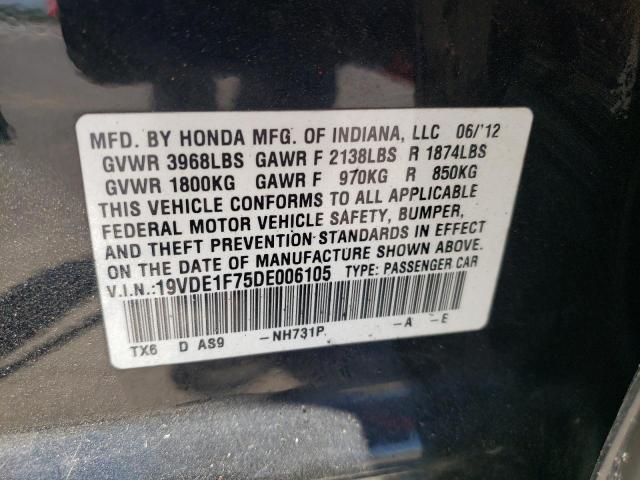 Photo 9 VIN: 19VDE1F75DE006105 - ACURA ILX 20 TEC 