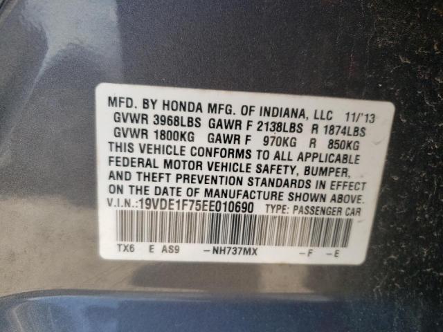 Photo 11 VIN: 19VDE1F75EE010690 - ACURA ILX 