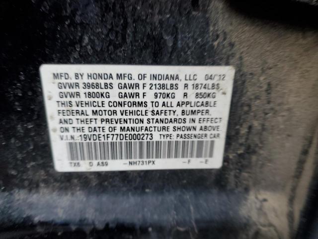 Photo 11 VIN: 19VDE1F77DE000273 - ACURA ILX 20 TEC 