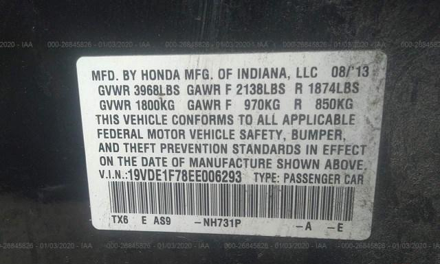 Photo 8 VIN: 19VDE1F78EE006293 - ACURA ILX 