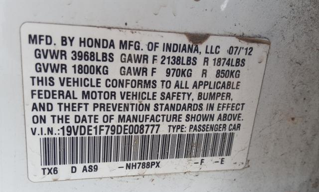 Photo 9 VIN: 19VDE1F79DE008777 - ACURA ILX 