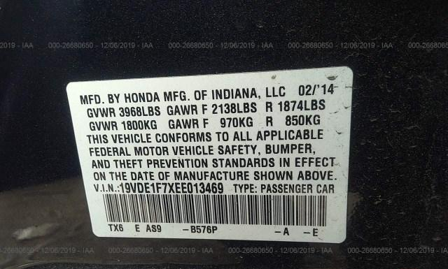 Photo 8 VIN: 19VDE1F7XEE013469 - ACURA ILX 