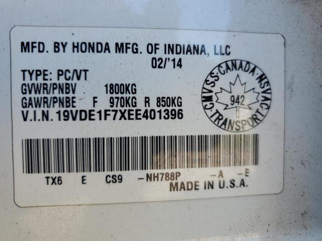 Photo 12 VIN: 19VDE1F7XEE401396 - ACURA ILX 20 TEC 