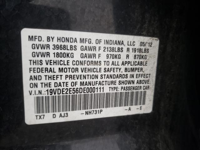 Photo 9 VIN: 19VDE2E56DE000111 - ACURA ILX 24 PRE 