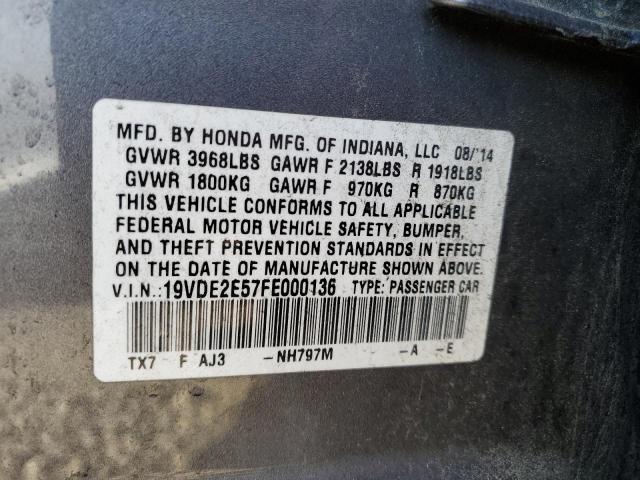 Photo 11 VIN: 19VDE2E57FE000136 - ACURA ILX 