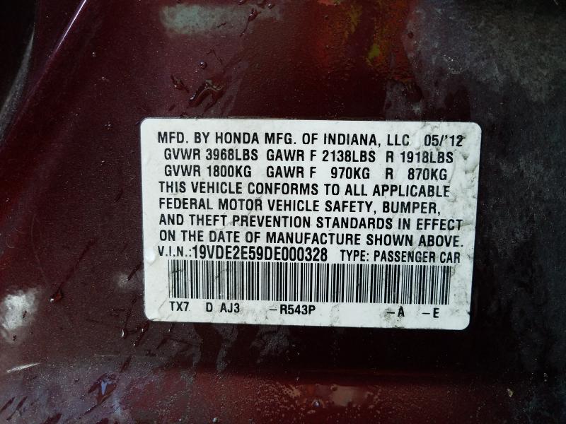 Photo 9 VIN: 19VDE2E59DE000328 - ACURA ILX 24 PRE 