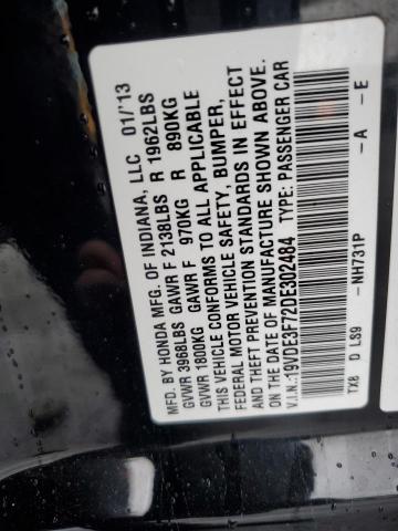 Photo 11 VIN: 19VDE3F72DE302484 - ACURA ILX 