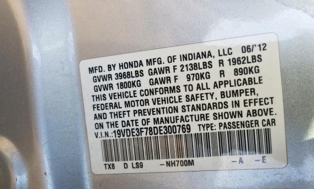 Photo 9 VIN: 19VDE3F78DE300769 - ACURA ILX 