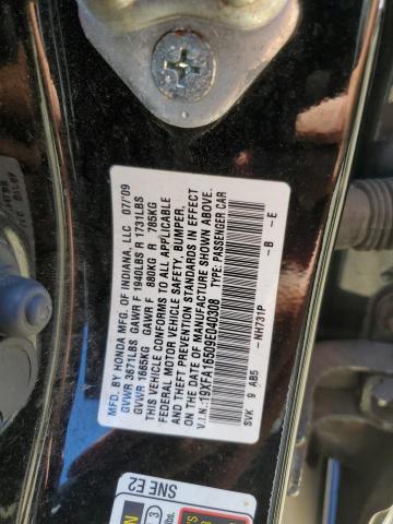 Photo 11 VIN: 19XFA16509E040308 - HONDA CIVIC 