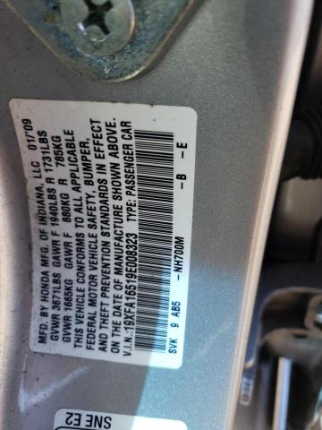 Photo 11 VIN: 19XFA16519E008323 - HONDA CIVIC 