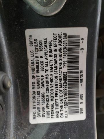 Photo 11 VIN: 19XFA16529E046062 - HONDA CIVIC 