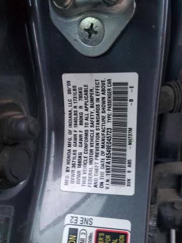 Photo 11 VIN: 19XFA16549E045723 - HONDA CIVIC 