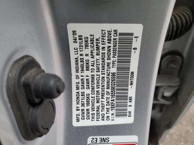 Photo 11 VIN: 19XFA16559E026596 - HONDA CIVIC 