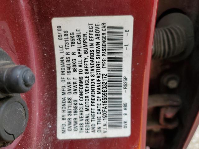 Photo 11 VIN: 19XFA16559E032172 - HONDA CIVIC 